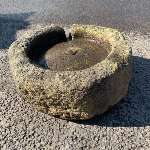 EARLY 19TH CENTURY CORNISH GRANITE CHEESE PRESS STONE WITH SPOUT - ADDITIONAL PHOTO 3