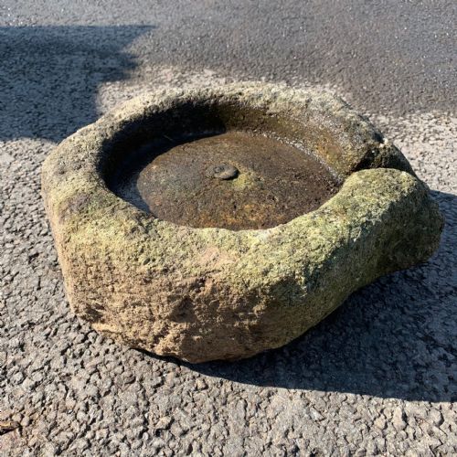 EARLY 19TH CENTURY CORNISH GRANITE CHEESE PRESS STONE WITH SPOUT - ADDITIONAL PHOTO 5