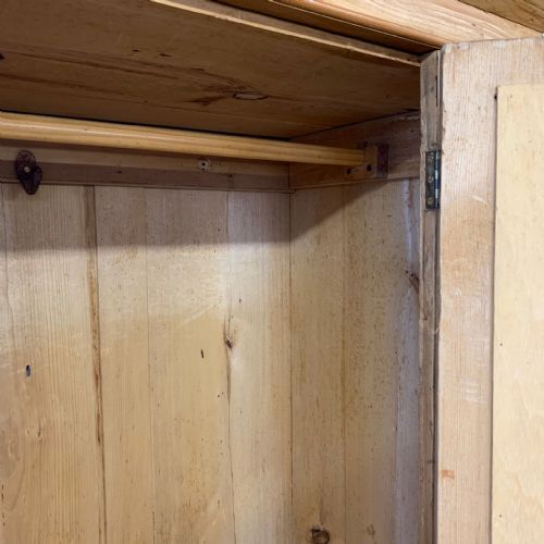 VICTORIAN PINE SINGLE DOOR WARDROBE - ADDITIONAL PHOTO 3