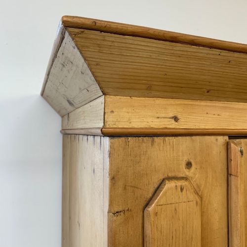 VICTORIAN PINE SINGLE DOOR WARDROBE - ADDITIONAL PHOTO 4