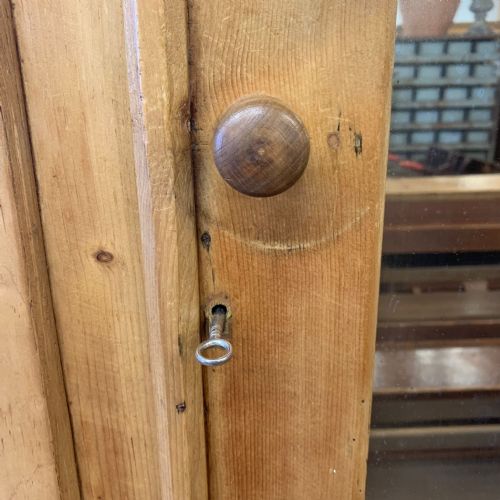 VICTORIAN PINE SINGLE DOOR WARDROBE - ADDITIONAL PHOTO 10