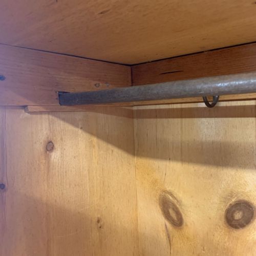 VICTORIAN PINE SINGLE DOOR WARDROBE - ADDITIONAL PHOTO 8
