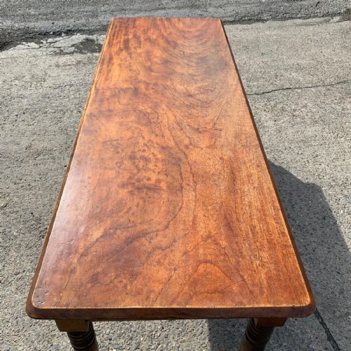 VICTORIAN PINE AND ELM KITCHEN TABLE - ADDITIONAL PHOTO 5