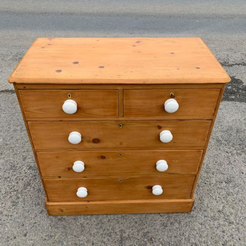 VICTORIAN PINE 23 CHEST OF DRAWERS - ADDITIONAL PHOTO 1