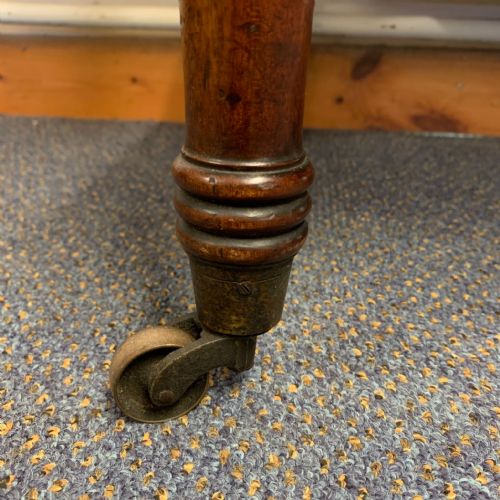VICTORIAN MAHOGANY 3 TIER DUMB WAITER - ADDITIONAL PHOTO 4