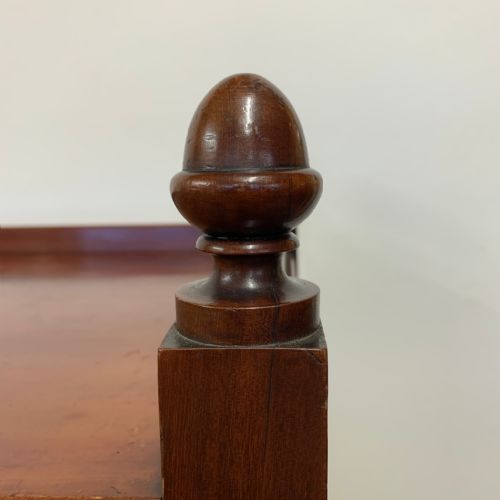 VICTORIAN MAHOGANY 3 TIER DUMB WAITER - ADDITIONAL PHOTO 1