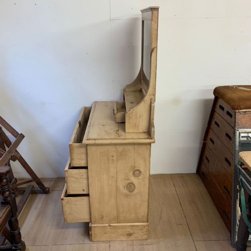 EDWARDIAN PINE DRESSING CHEST - ADDITIONAL PHOTO 4