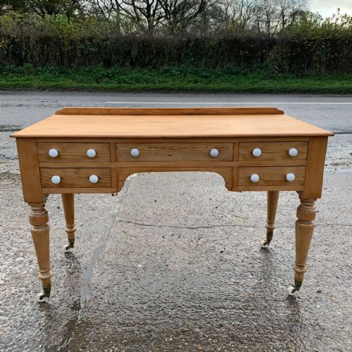 victorian pine writing desk - CATEGORY: ANTIQUE DESKS - DATED VICTORIAN