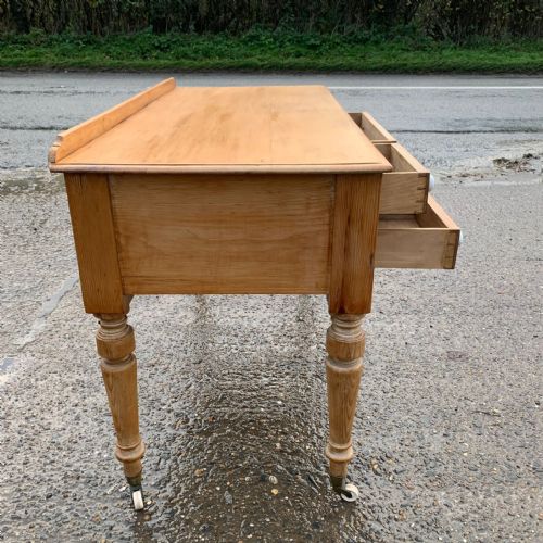 VICTORIAN PINE WRITING DESK - ADDITIONAL PHOTO 2