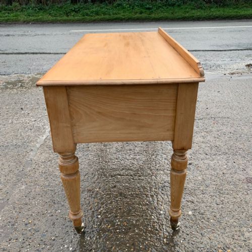 VICTORIAN PINE WRITING DESK - ADDITIONAL PHOTO 4