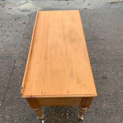 VICTORIAN PINE WRITING DESK - ADDITIONAL PHOTO 5