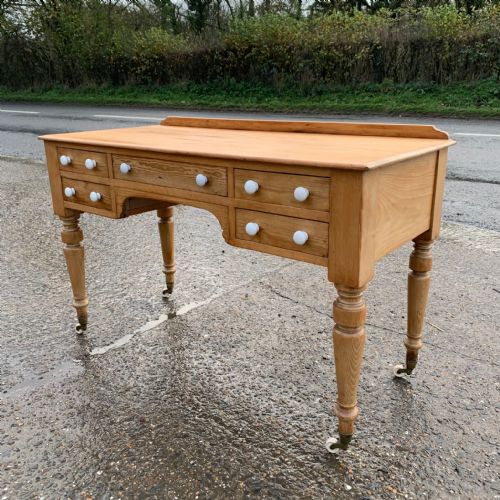 VICTORIAN PINE WRITING DESK - ADDITIONAL PHOTO 6