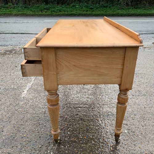 VICTORIAN PINE WRITING DESK - ADDITIONAL PHOTO 7