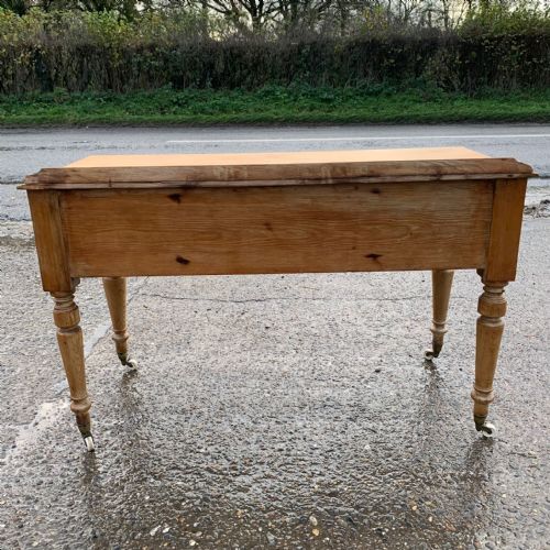VICTORIAN PINE WRITING DESK - ADDITIONAL PHOTO 8
