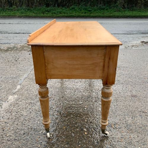 VICTORIAN PINE WRITING DESK - ADDITIONAL PHOTO 10