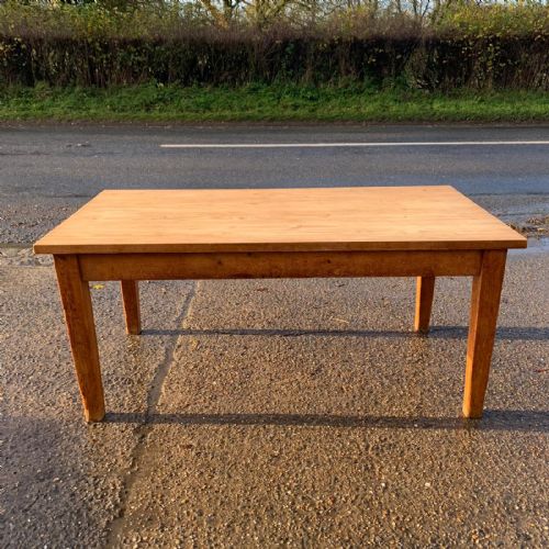 VICTORIAN PINE SCRUB TOP TABLE - ADDITIONAL PHOTO 3