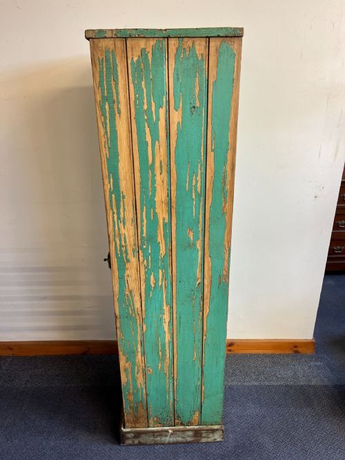 VICTORIAN PINE SINGLE DOOR CUPBOARD - ADDITIONAL PHOTO 1