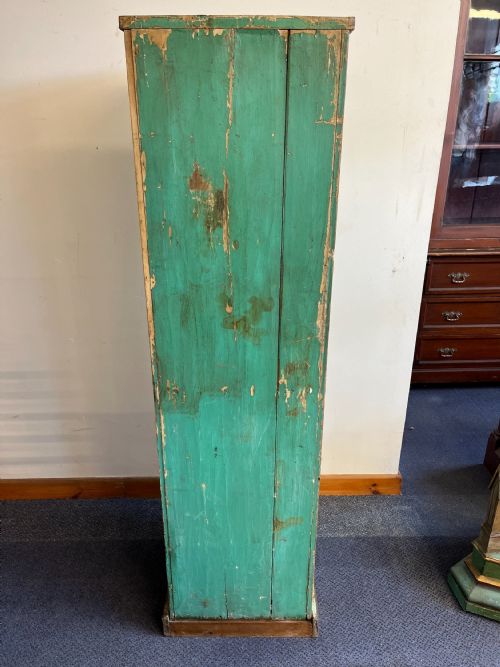 VICTORIAN PINE SINGLE DOOR CUPBOARD - ADDITIONAL PHOTO 2