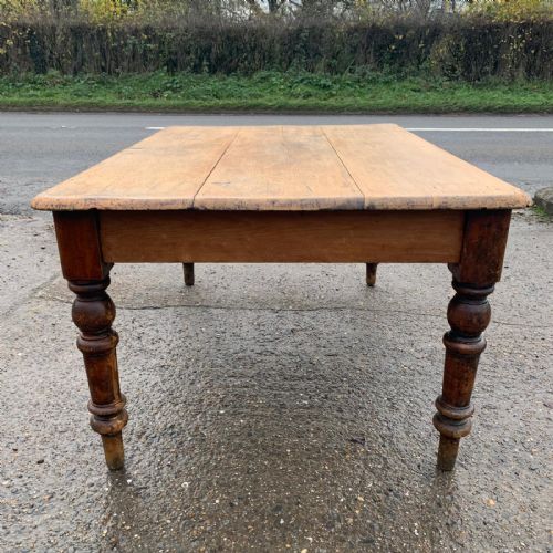 VICTORIAN PINE SCRUB TOP TABLE - ADDITIONAL PHOTO 8