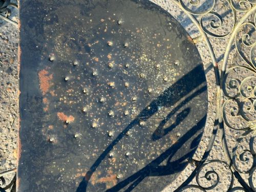 SET OF 8 EARLY 20TH CENTURY 1920'S30'S IRON GARDEN CHAIRS - ADDITIONAL PHOTO 1