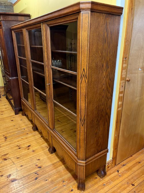 CIRCA 19001920 OAK BOOKCASE - ADDITIONAL PHOTO 6