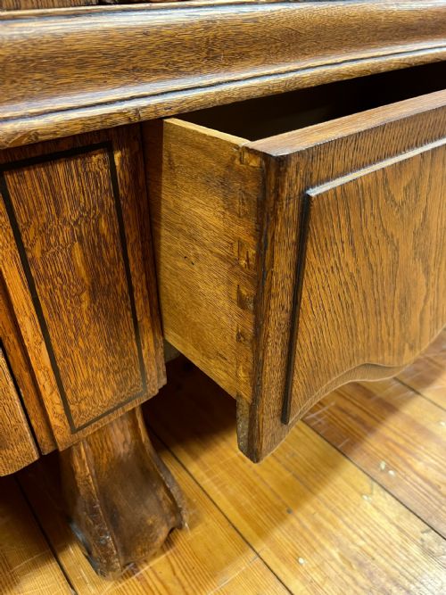CIRCA 19001920 OAK BOOKCASE - ADDITIONAL PHOTO 8