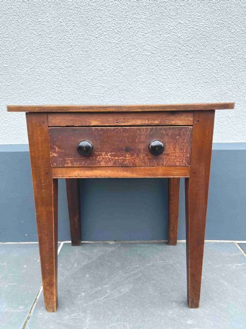 19th century estate made side table - CATEGORY: ANTIQUE TABLES - DATED 19TH CENTURY