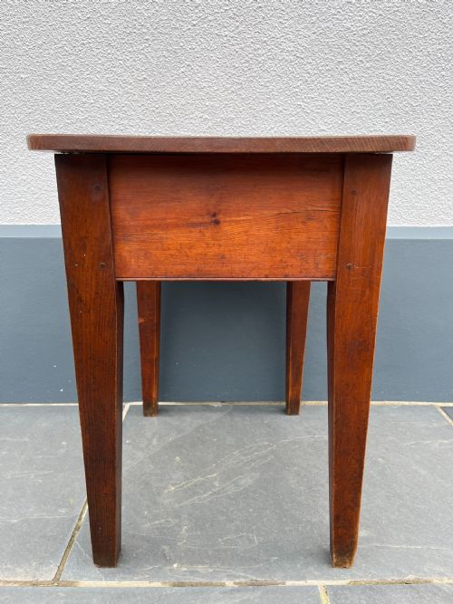 19TH CENTURY ESTATE MADE SIDE TABLE - ADDITIONAL PHOTO 1