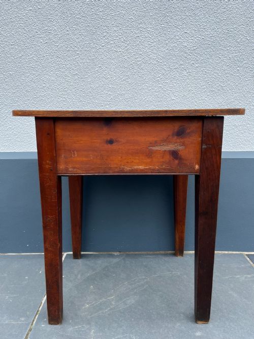 19TH CENTURY ESTATE MADE SIDE TABLE - ADDITIONAL PHOTO 3