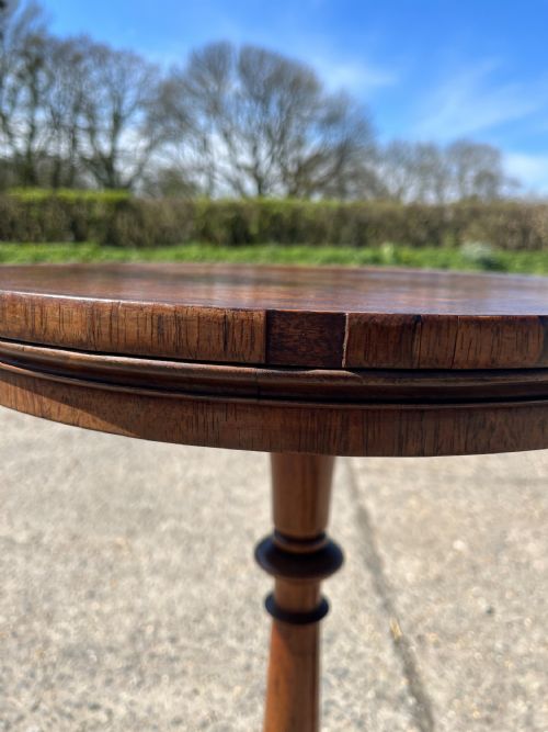 VICTORIAN ROSEWOOD OCCASIONAL TABLE - ADDITIONAL PHOTO 6