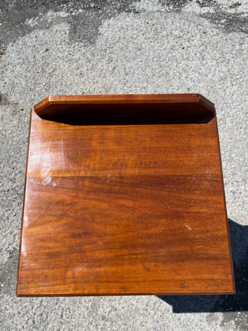 EDWARDIAN WALNUT BEDSIDE CABINET POT CUPBOARD - ADDITIONAL PHOTO 8