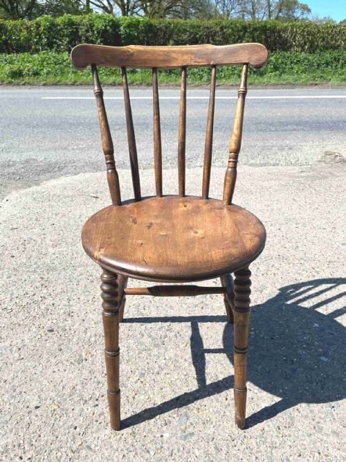 SET OF 12 PENNY SEAT CHAIRS CIRCA 1920 - ADDITIONAL PHOTO 3