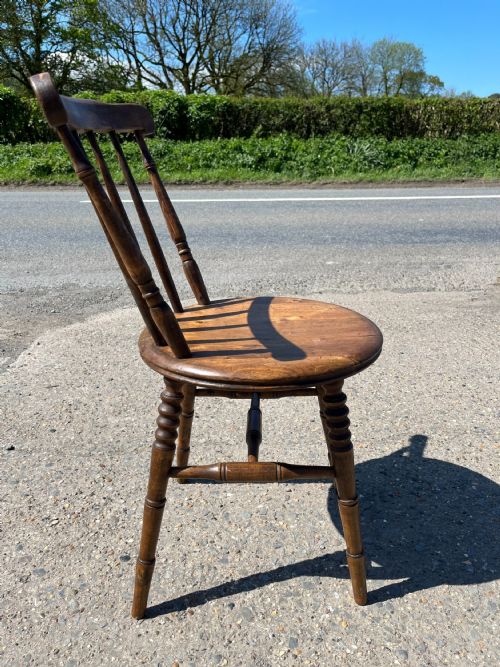 SET OF 12 PENNY SEAT CHAIRS CIRCA 1920 - ADDITIONAL PHOTO 4