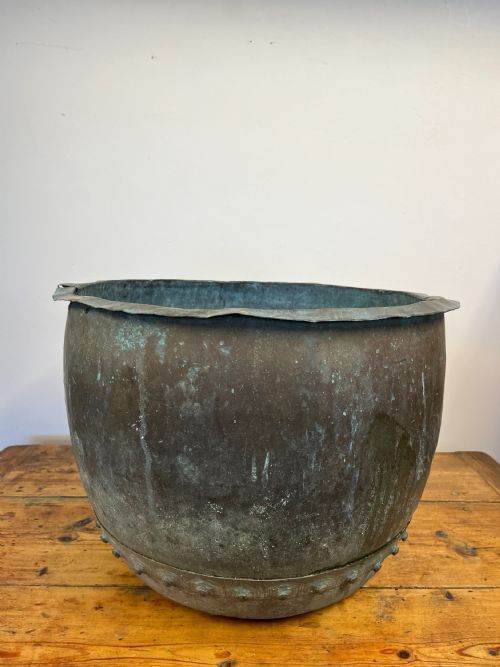 19TH CENTURY RIVETED COPPER COPPER BOILER - ADDITIONAL PHOTO 2