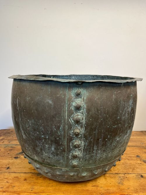 19TH CENTURY RIVETED COPPER COPPER BOILER - ADDITIONAL PHOTO 3