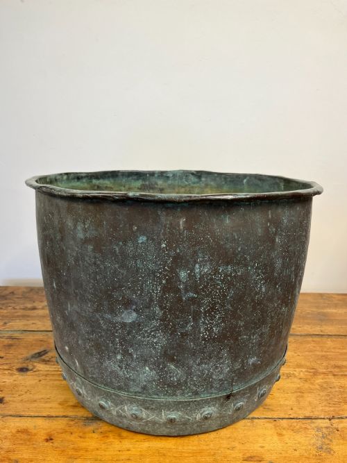 19TH CENTURY RIVETED COPPER BOILER - ADDITIONAL PHOTO 2