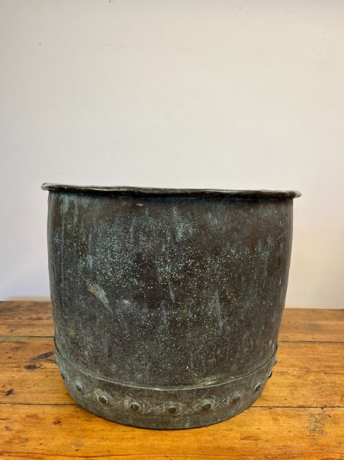 19TH CENTURY RIVETED COPPER BOILER - ADDITIONAL PHOTO 3