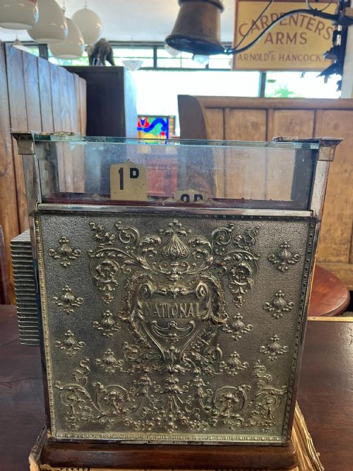 CIRCA 1900 CHROME PLATED CASH REGISTER - ADDITIONAL PHOTO 1