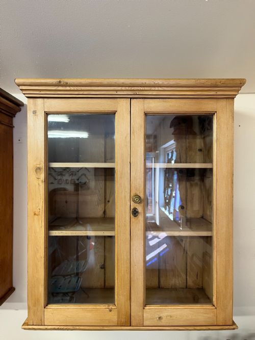Victorian Pine Wall Mounted Cupboard