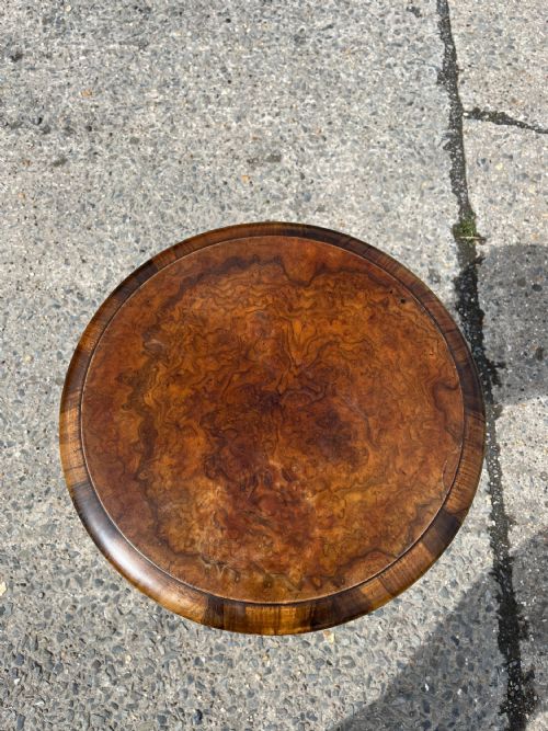 VICTORIAN WALNUT SEWING TABLE - ADDITIONAL PHOTO 2