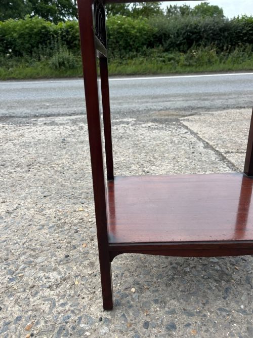 EDWARDIAN MAHOGANY SHAVING STAND - ADDITIONAL PHOTO 6
