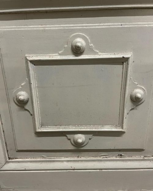 CIRCA 1900 FRENCH SET OF 4 DOORS WITH ETCHED GLASS PANELS - ADDITIONAL PHOTO 3