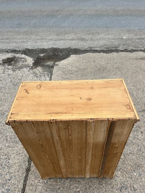 VICTORIAN PINE 2 DOOR CUPBOARD - ADDITIONAL PHOTO 3