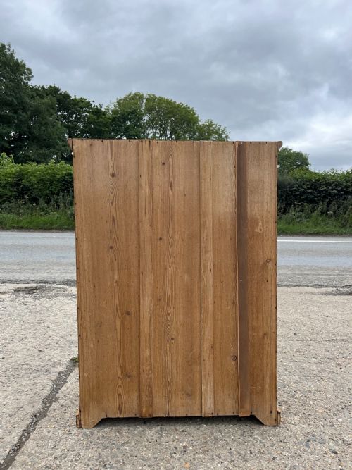 VICTORIAN PINE 2 DOOR CUPBOARD - ADDITIONAL PHOTO 4