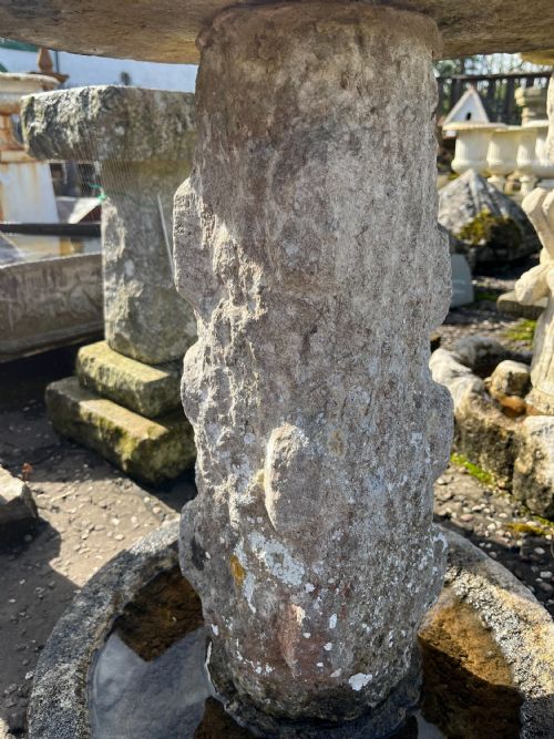19TH CENTURY PURBECK STONE BIRD BATH - ADDITIONAL PHOTO 3
