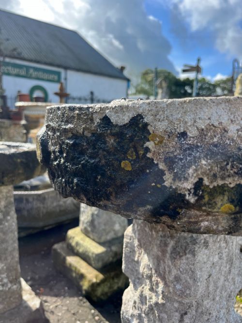 19TH CENTURY PURBECK STONE BIRD BATH - ADDITIONAL PHOTO 4