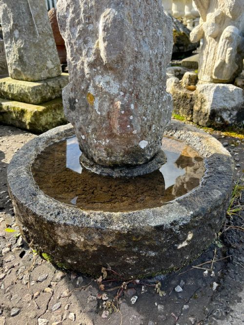 19TH CENTURY PURBECK STONE BIRD BATH - ADDITIONAL PHOTO 7