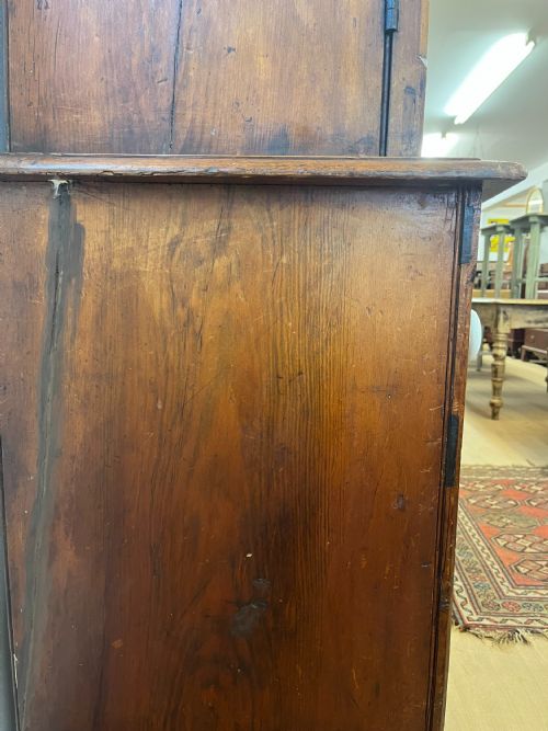 VICTORIAN PINE GLAZED TOP DRESSER - ADDITIONAL PHOTO 4