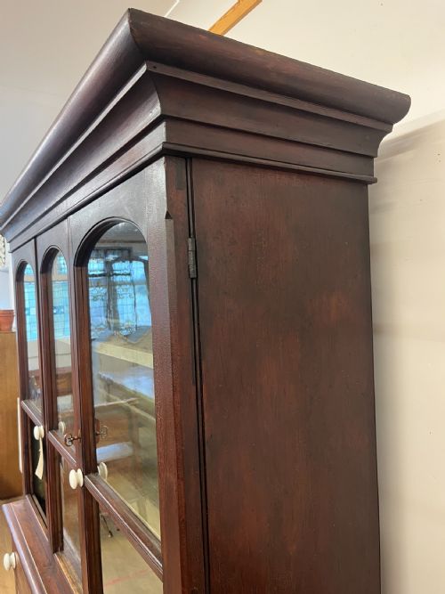 VICTORIAN PINE GLAZED TOP DRESSER - ADDITIONAL PHOTO 9