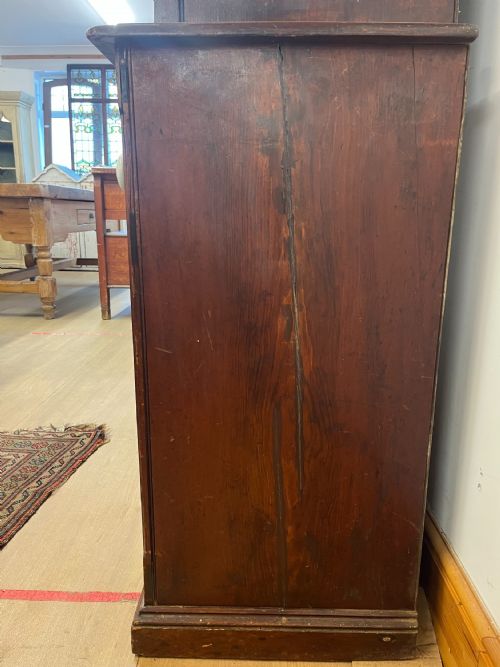 VICTORIAN PINE GLAZED TOP DRESSER - ADDITIONAL PHOTO 13